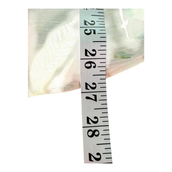 NEW LC Lauren Conrad Women's Watercolor Peasant Blouse Size Small Multicolor NWT - Picture 6 of 8